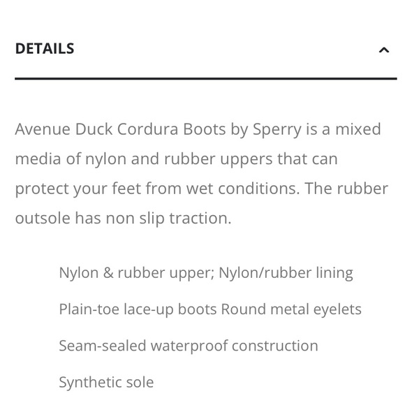 Sperry Avenue Duck Cordora Boots - Picture 9 of 10
